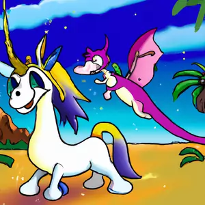 el-dragon-y-el-unicornio-en-la-isla-del-tiempo-invertido