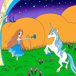 el-unicornio-y-el-elfo-en-la-pradera-de-estrellas